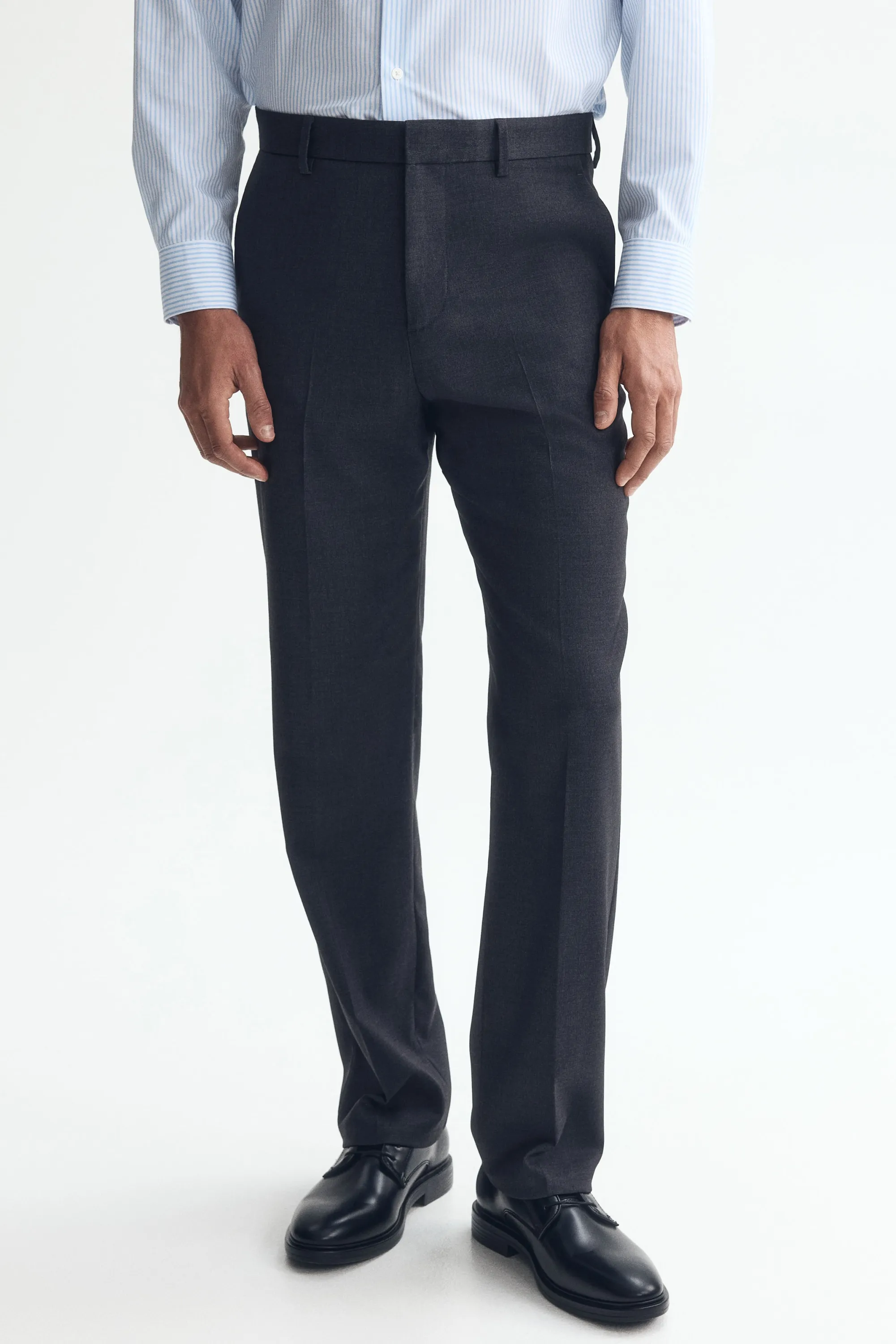Pantalon de costume Regular Fit - Gris foncé