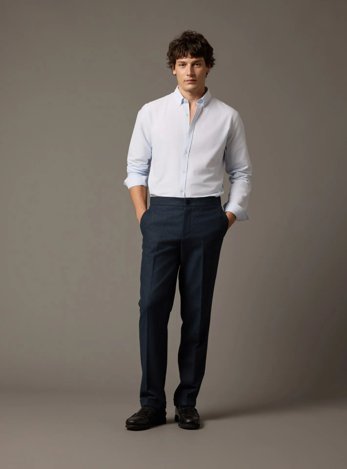 Pantalon Steven Navy Chiné