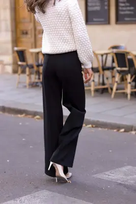 Nala Stretch Pants - Black — photo 5