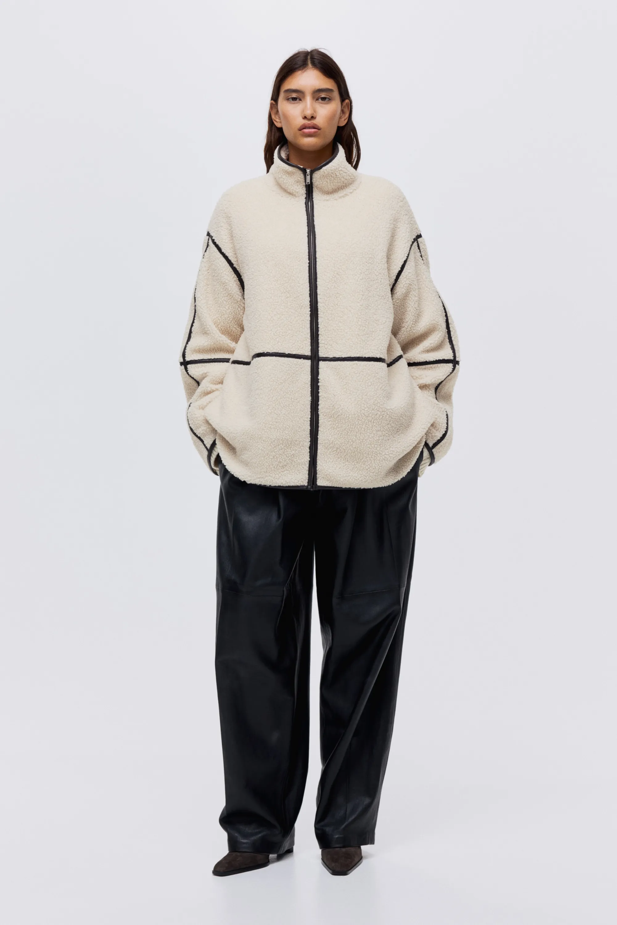 Veste en tissu Teddy bear - Crème