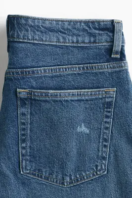 Straight Regular Waist Jeans - Bleu denim — photo 3