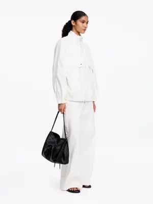 Veste utilitaire à cordon de serrage - Blanc — photo 2