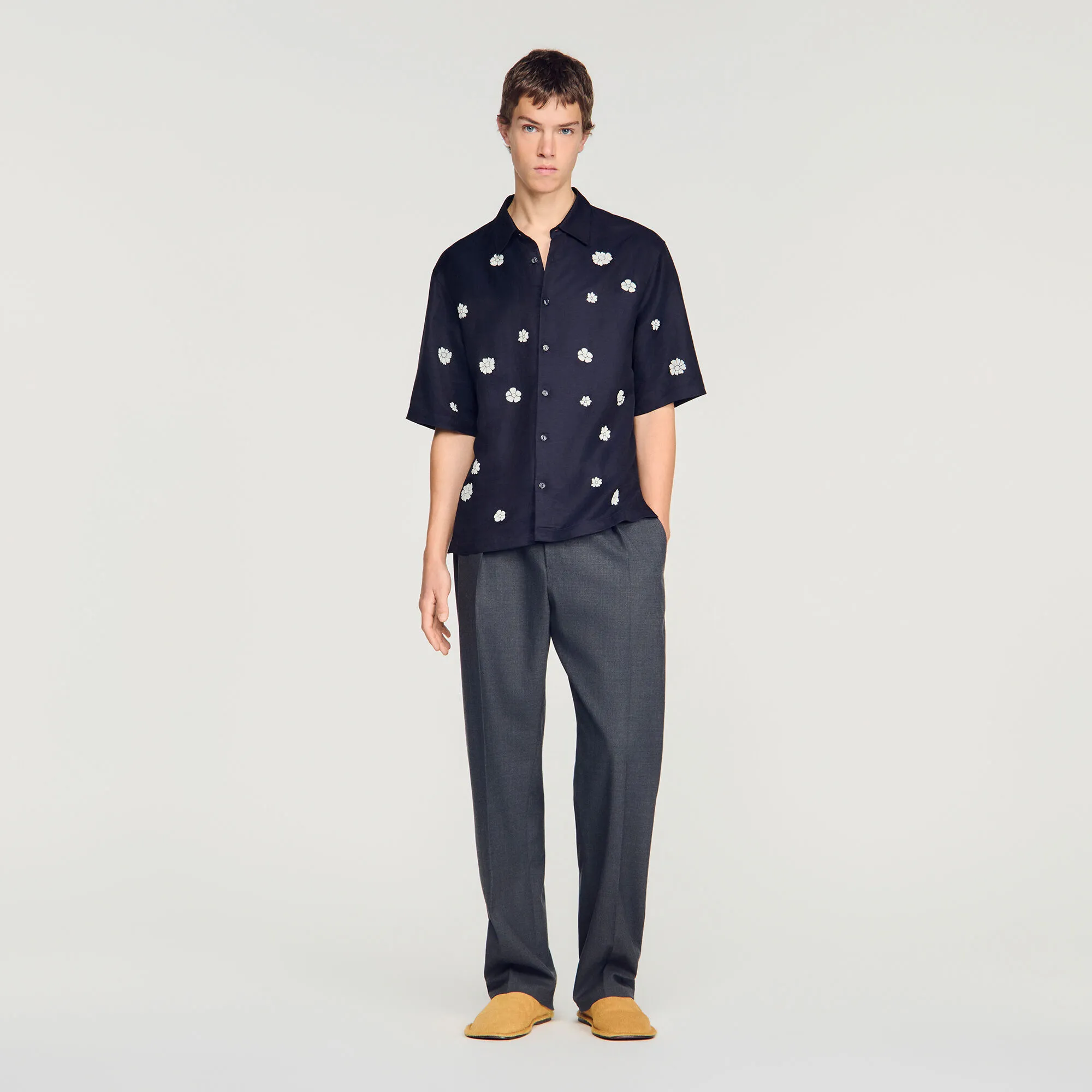 Chemise fluide imprimé fleur