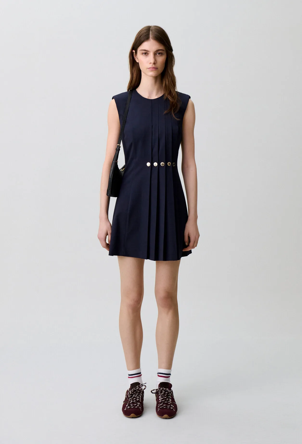 Robe  cintrée laine mélangée