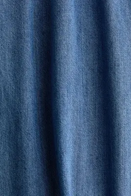 MAMA Pantalon en denim avec cordon de serrage - Bleu denim — photo 4