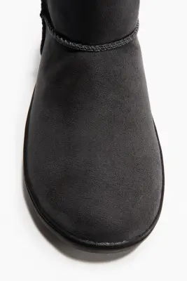 Bottines chaudement doublées - Gris foncé — photo 2