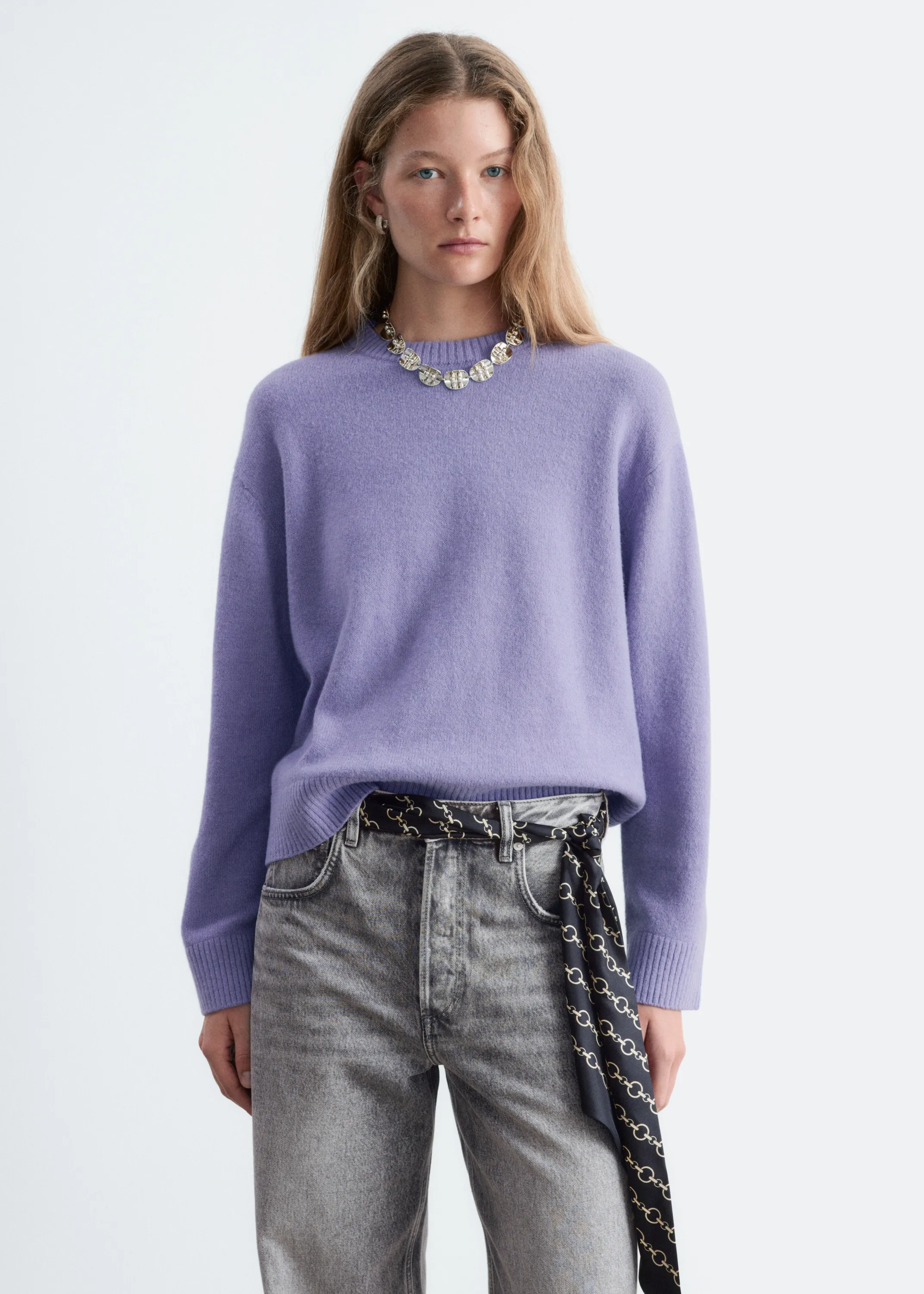 Pull en maille - Lilas