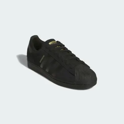 Chaussure adidas Superstar adv – Core Black / Core Black / Gold Metallic — photo 4