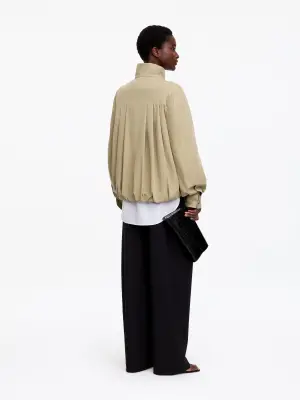 Veste-blouson - Beige — photo 2