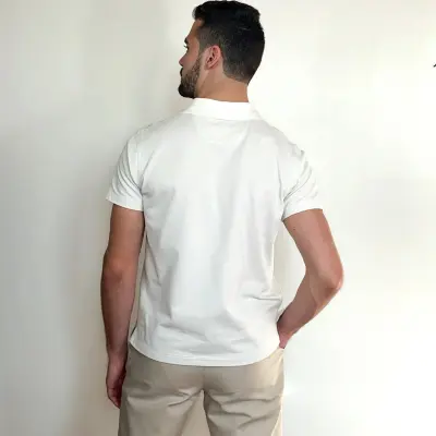 Polo portofino blanc — photo 2