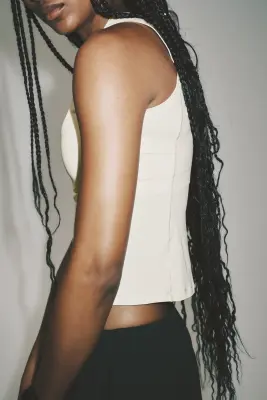 Débardeur de sport Slim Fit CoolMove™ - Ivoire — photo 4