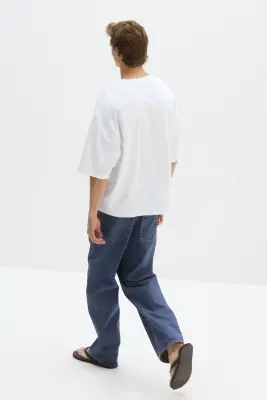 T-shirt Cooling Oversized Fit - Blanc — photo 3