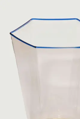 PAIRE DE VERRES DE MURANO BLEU — photo 3