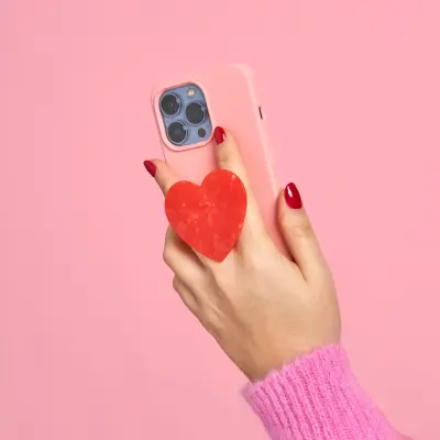 Phone Grip Coeur Coucou Suzette — photo 1