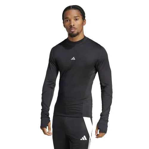 ADIDAS TEE SHIRT THERMIQUE MANCHES LONGUES GRANDE LONGUEUR Noir