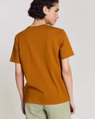 Tee-shirt Bree brodé cannelle — photo 3