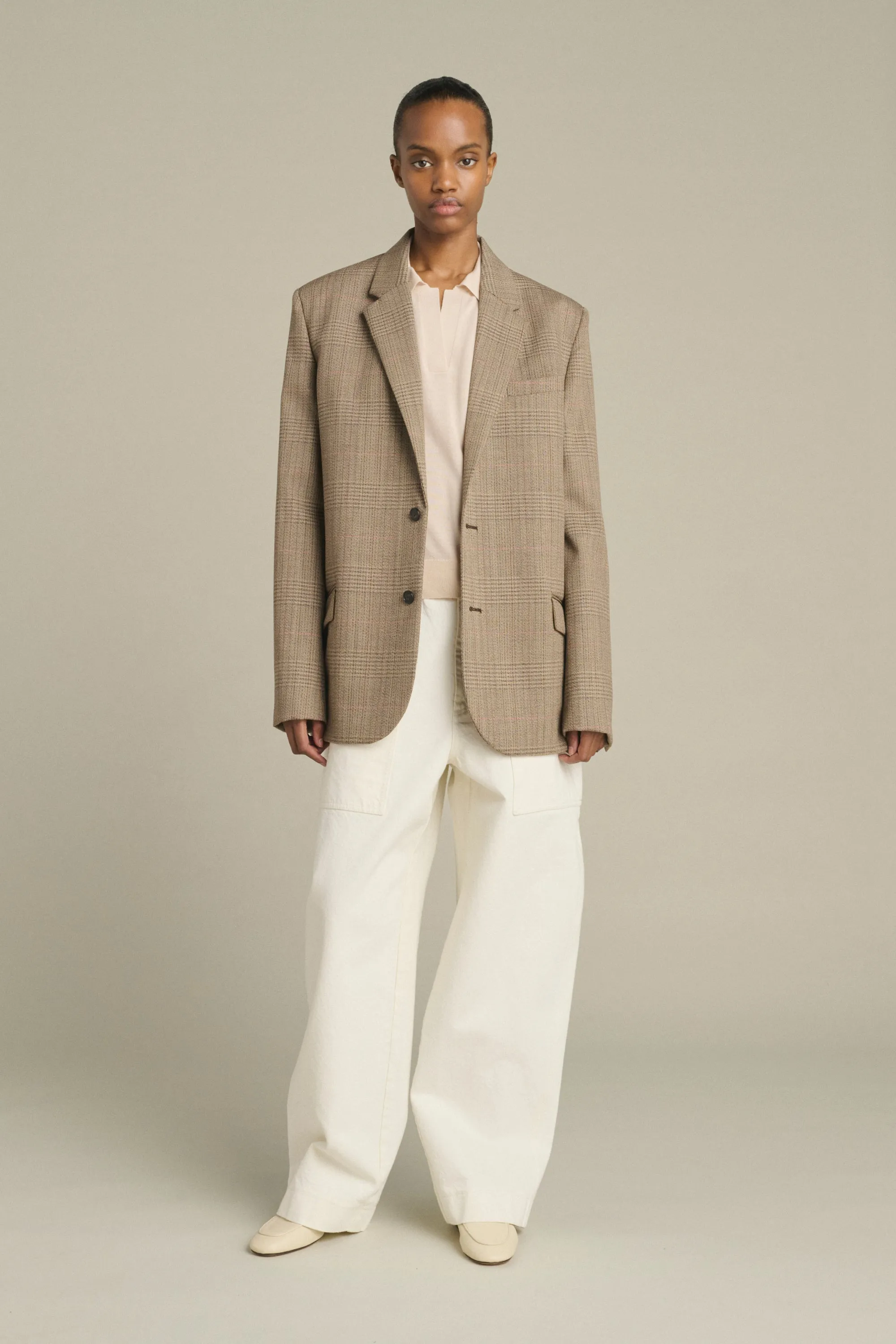 VESTE HERMOSA MARRON/BEIGE
