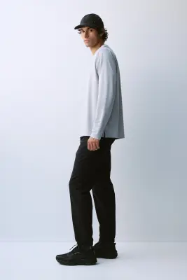 Pantalon jogger de sport Regular Fit DryMove™ - Noir — photo 1