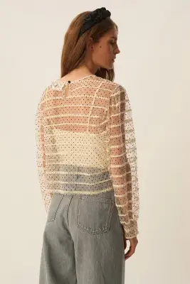 Top Gabrielle Creme — photo 5