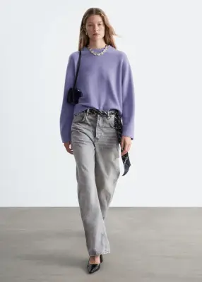 Pull en maille - Lilas — photo 2