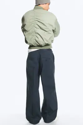 Pantalon chino Emil coupe ample - Bleu foncé — photo 3