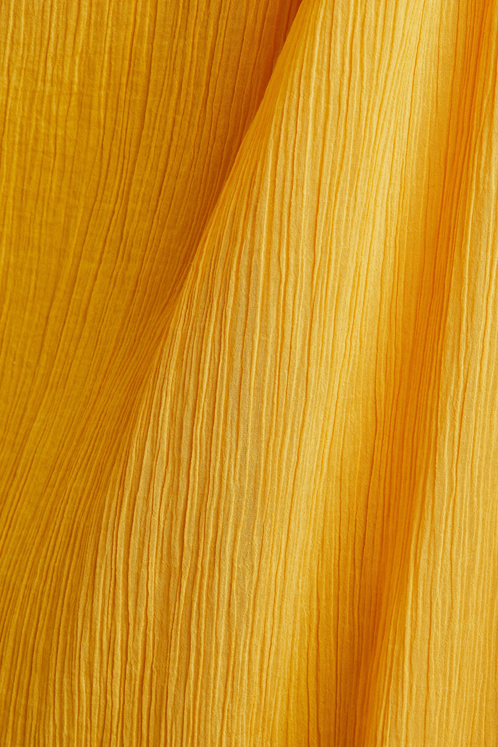 Robe trapèze maxi - Jaune