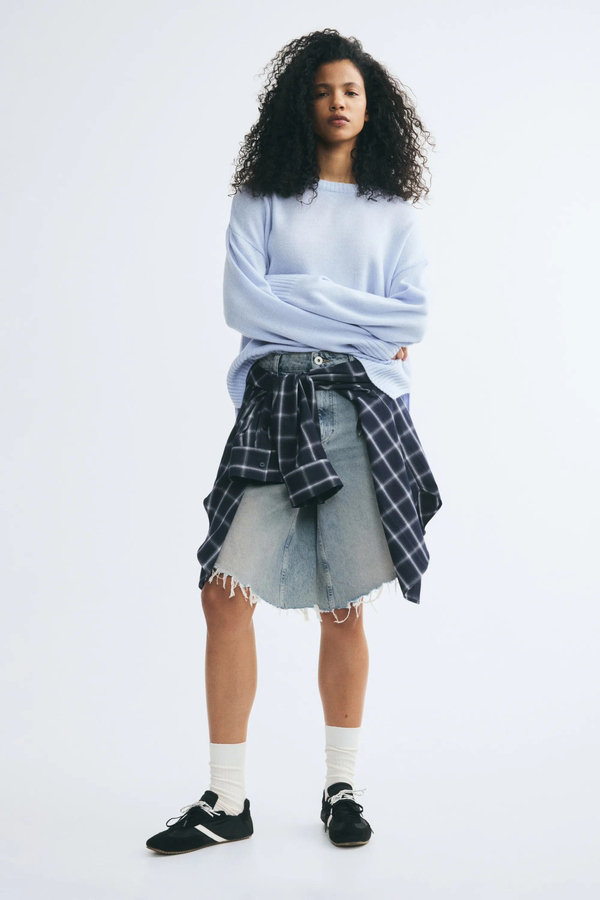 Pull décontracté - Bleu clair