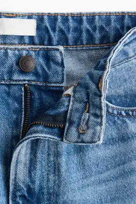 Barrel High Waist Jeans - Bleu denim — photo 5