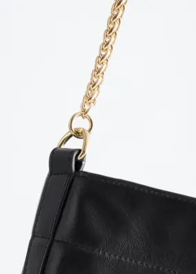 Sac porté épaule ample - Noir — photo 4