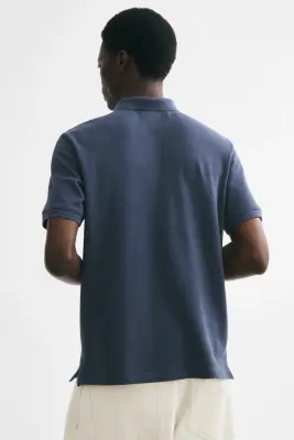 Polo Regular Fit - Bleu foncé/Established — photo 4