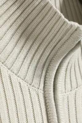 Cardigan maille zippé décontracté - Taupe clair — photo 5
