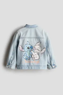 Veste en denim imprimé - Bleu denim/Lilo et Stitch — photo 2