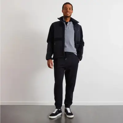 EDEN PARK SWEAT POLAIRE Marine — photo 4