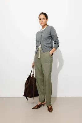 Pantalon jogpant en toile — photo 2