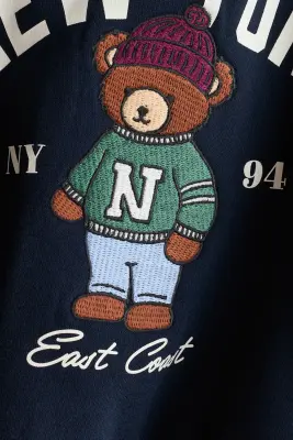 Sweat avec motifs - Bleu marine/New York — photo 3