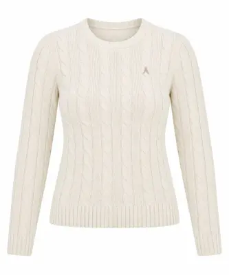 Christina Cotton Cashmere Sweater - Cream — photo 4