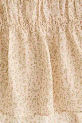 Blouse smockée - Beige clair — photo 4