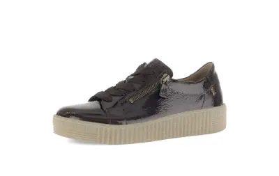 Baskets Gabor 73.334.98 Marron - Lacets Zip Grande Pointure Femme — photo 1