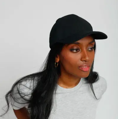 Casquette Sasha Unisexe Noir — photo 1