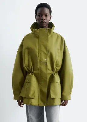 Veste oversize utilitaire - Vert — photo 1