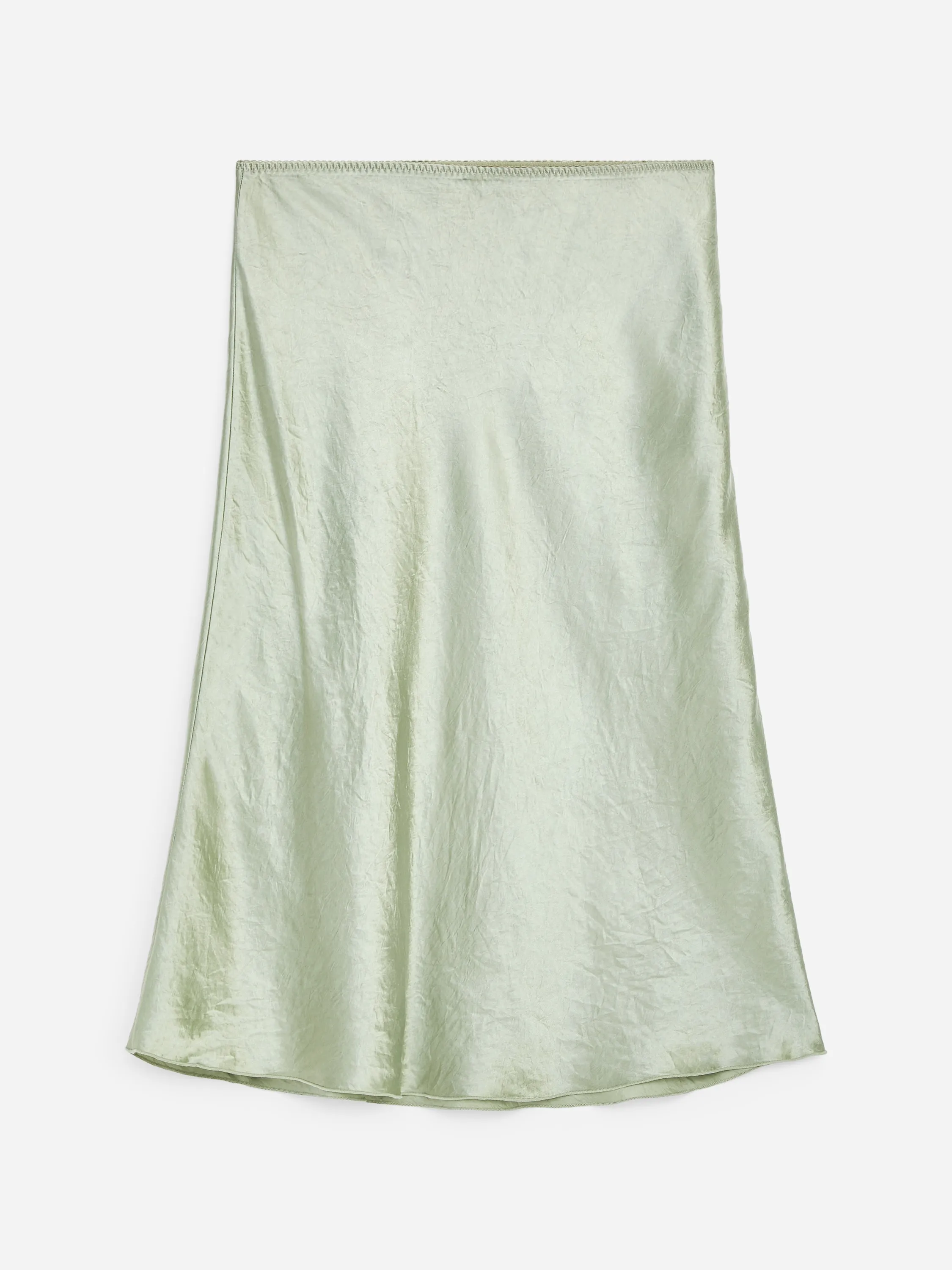 Jupe nuisette en satin - Vert clair