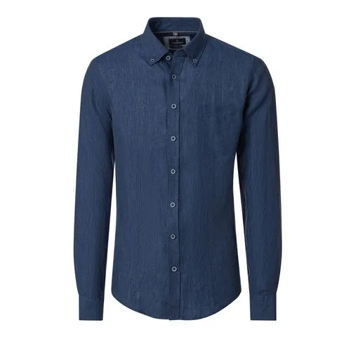CASA MODA CHEMISE LIN ML Marine