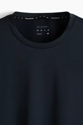 T-shirt de sport en mesh DryMove™ - Bleu foncé — photo 5