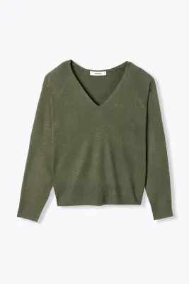 Pull fin et pailleté Femme