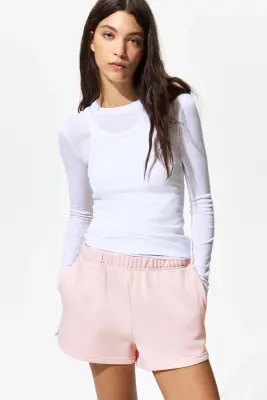 Short en molleton - Rose clair — photo 1
