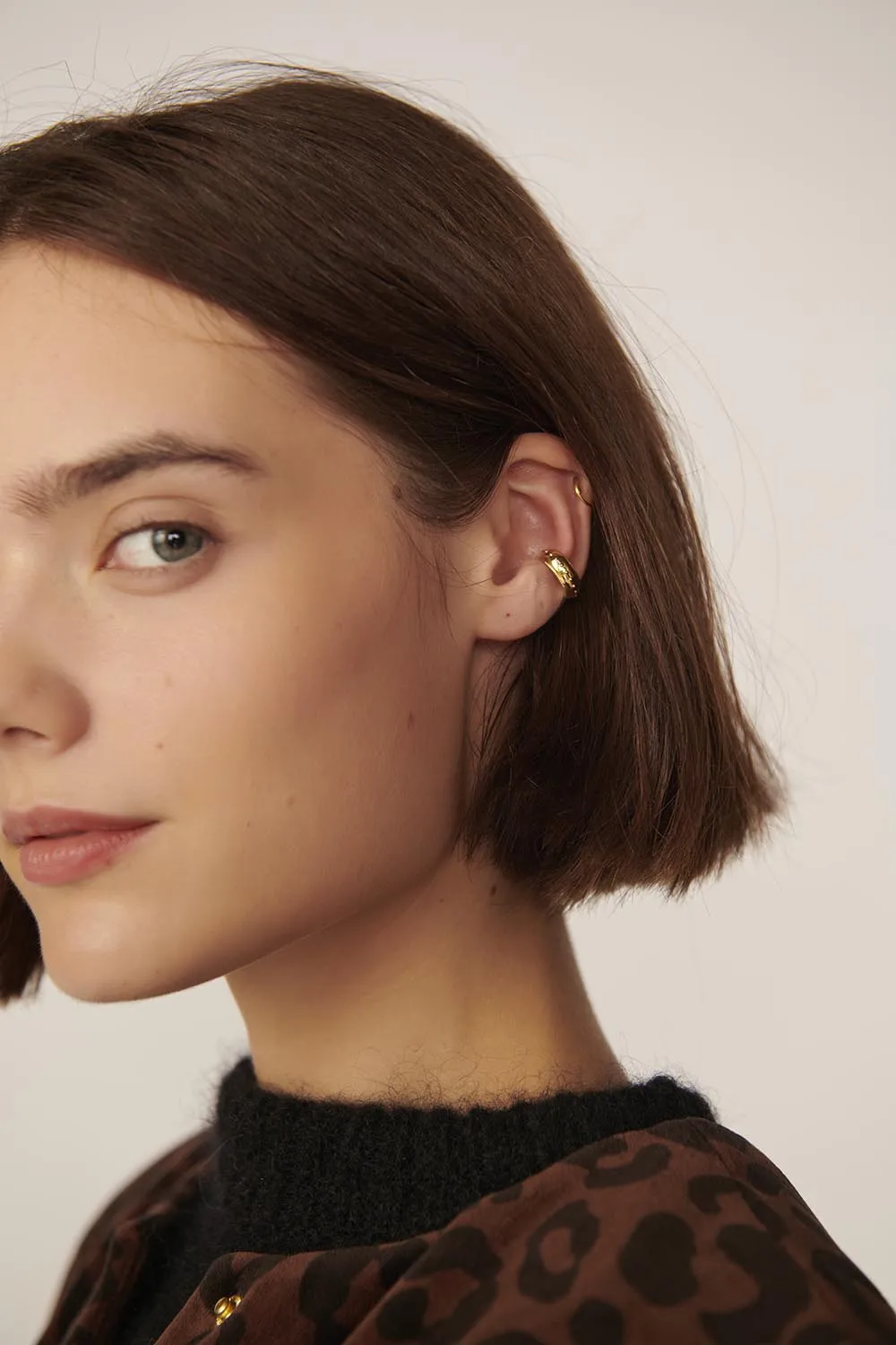 Boucles D'Oreilles Earcuff Or