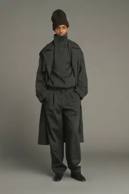 TRENCH JOURDAIN GRIS ANTHRACITE — photo 3