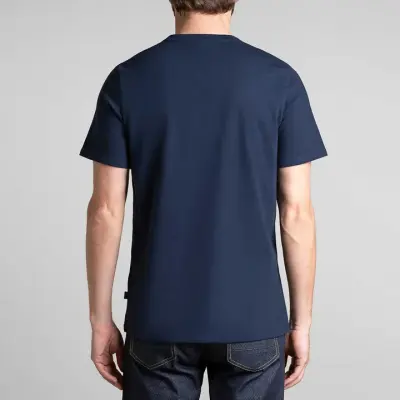 T-shirt bleu marine Romain — photo 3