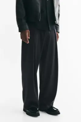 Pantalon chic Loose Fit - Noir — photo 1