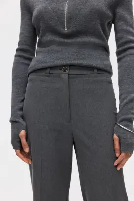 Pantalon chic - Gris chiné — photo 1